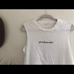 Urban Outfitters lettered cut off